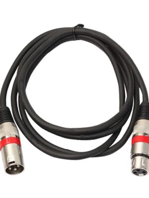 10pcs DJ Cable Male To Female 3 Pin Stage Light Signal Cable Durable XLR Connector Wire Cord for Power/Headphone Amplifier Mixer