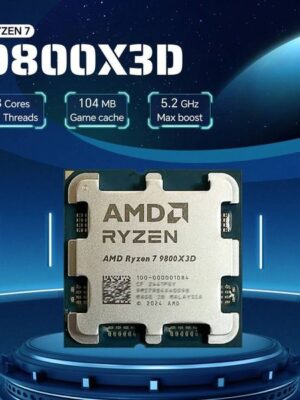 AMD Ryzen 7 9800X3D 8-Core 16-Thread 47GHz R7 9800X3D DDR5 Socket AM5 4NM L396M Processor 120W No Fan