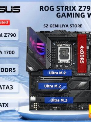 ASUS ROG STRIX Z790-E GAMING WIFI Motherboard Intel Z790 LGA 1700 DDR5 192GB Wi-Fi 6E support i9-14900T i7-14700T i5-13500 cpu