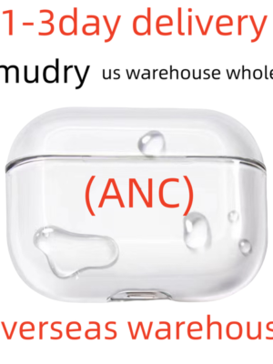 USA Stock For Airpods Pro 2 3 4 Generation airpod 4 pro Headphone Accessories Solid TPU Silicone Protective Earphone Cover Wireless Charging Shockproof