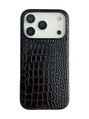 Snake Lichi Pattern Leopard Print PU Leather Case for IPhone 17 Air 16 15 14 Plus Pro Max Shockproof Rugged Protector Back Cover J260530