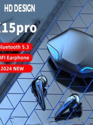 Original X15pro TWS Wireless Headphones Game Bluetooth Headphones with Microphone Noise Reduction High Fidelity Bass Earphones