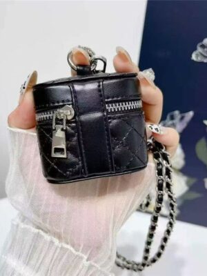 Universal Designer Earphone Accessories Case for Apple AirPods 1 2 3 4 Pro EarPods Earbuds Luxury PU Leather Crossbody Necklace Headphone Cover with lanyard