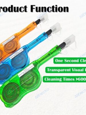 Optical Fiber Cleaner MPO MTP One-Click Cleaner Optical Fiber Cleaner Pen Fiber Optic Connector Adapter Optical Cleaning Tool