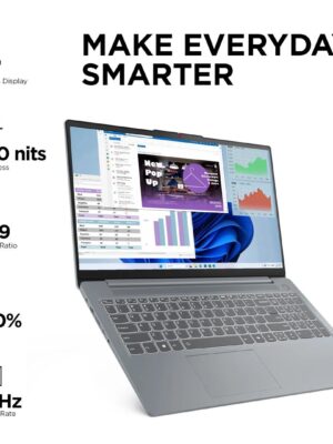 Lenovo IdeaPad Slim 3 -Intel i5,16 GB RAM,512 SSD, Arctic Grey – Laptop – Intel® Core™ i5 – 512 GB SSD – 16 GB RAM – Windows 11 Home | 83EMXA20IN