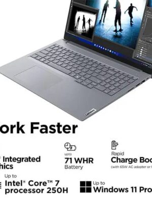 Lenovo ThinkBook 16″ – Intel Core 5, 16GB RAM, 512GB SSD, Arctic Grey – Laptop – Intel® Core™ 5 210H – 512 GB SSD – 16 GB RAM | 21SHXA05IG