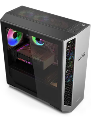 Lenovo LOQ Tower Gen 10, Luna Grey – Gaming Desktop | Gaming PC – AMD Ryzen™ 7 8745HX – 512 GB SSD – 16 GB RAM – Windows 11 Home | 91DFCTO1WWIN2