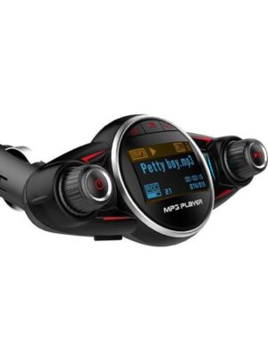 BT08 Car Handsfree Wireless Bluetooth Kit FM Transmitter LED Audio MP3 Player USB Charger FM TF Aux Modulator Car Accessories