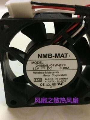 NMB 2408NL-04W-B29 6020 0.09A 12V 6 cm 60*60*20mm 3 line projector cooling fan