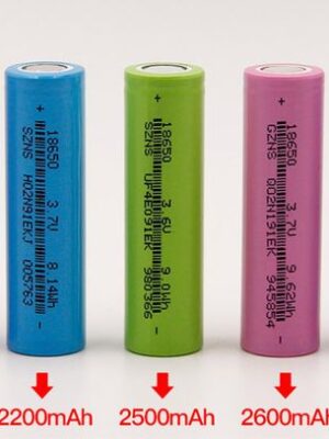 High Quality 3.7V 2600mAh Rechargeable 18650 Lithium ion Battery For electronic product,LED light,The strong light flashlight,power tooletc.