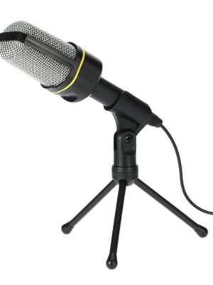 Professional USB Condenser Microphone Studio Sound Microphones Recording Tripod for KTV Karaoke Laptop PC Desktop Computer