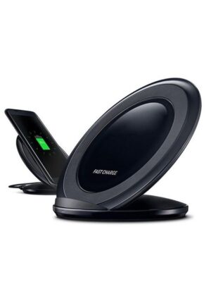 Universal Wireless Charger Fast Charging Vertical Charging Pad Cell Phone Charger Dock For iPhone X XR 11 12 Pro Max Samsung Galaxy S7 S8
