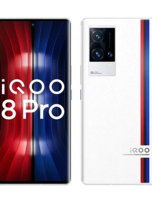 Original Vivo IQOO 8 Pro 5G Mobile Phone 8GB RAM 256GB ROM Snapdragon 888 Plus 50MP AR AF OTG NFC Android 6.78" Curved Full Screen Fingerprint ID Face Wake Smart Cellphone