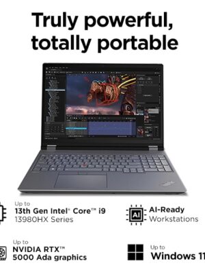 Lenovo ThinkPad P16 Gen 2, Business Laptop – i9 – SSD – Win 11 Pro | 21FBCTR1WW-PF5L0FQL