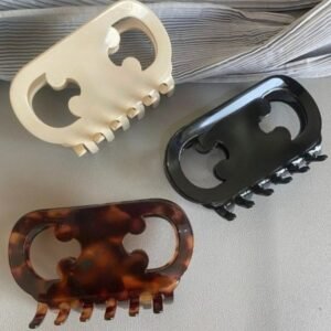 Luxury Vintage Hair Clips Large Acetate Hair Claw for Women New Arrival Designer Shark Clip Elegant Hair Barrette Premium Quality Hair Accessories Gift