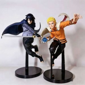 Bandai Naruto Shippuden anime Figures Uchiha Sasuke Hatake Kakashi Combat Form Collectible figure decorative Model Anime Toys W260602