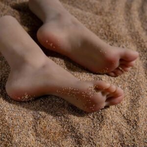 Cloned Foot Model Lifelike Silicone Female Feet Fake Nail Rubber Mannequin Dummy for Shoes Display Massage Salon TPE 3700 260617BJ