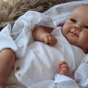 reborn baby doll 49CM Baby Dolls Sweet Face Lifelike Real Touch Reborn Juliette 3D Skin Multiple Layers with Hand Painted silicone Hair Bebe Doll realistic ne