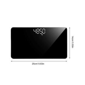 Scales Rechargeable Portable Mirror Household Surface Electronic Weight Sc 50G Precision 4 Strain Gauge Sensors for Wen Travel BathroW260919