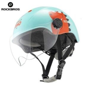 Integrally-Molded ROCKBROS Helmet Children's Bicycle Child Kids Scooter Bike Helmet Cartoon Motorcycle Cycling Safety Helmet D260908