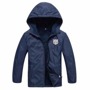 Boys Polar Fleece Jacket Sport Kids Coat Double-deck Hoodie Waterproof Windbreakers Kids Jackets 3-12Y Spring Autumn Winter Z251126