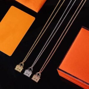 Brand H Necklace Women's Designer Creates Bag Pendant Necklace High Quality 18k Gold Luxury Jewelry