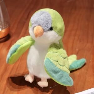 Soft Bird Hand Puppet Budgerigar Cockatiel Cosplay 20cm Monk Parakeet Fluffy Parrot 260917