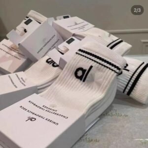 Al Sports 80% Cotton Mid Yoga Four Seasons Women's High length Socks for Both Men and Women