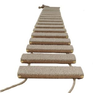 Scratchers Various Sizes Bridge Use for Cage Sisal Rope Ladder Pet Furniture Step Scratcher Post Kitten Toys Cat Tree Tower 230130