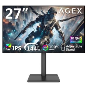 AGEX A27Q 27″ 144Hz 2K Fast IPS Gaming Monitor
