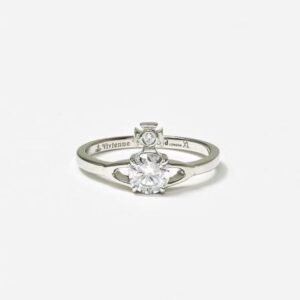 Band Rings Designer Empress Dowager Saturn Zircon Female Simple Fashion Niche Four Claw Small Planet Diamond Set Ring