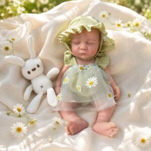 reborn baby doll 12inch Silicone Reborn Doll, visible veins and blood vessels, realistic baby, foreign trade silicone cross-border simulation newborn ww1