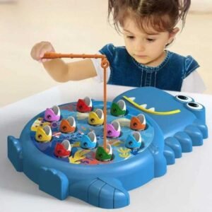 Dinosaur Simple Fishing Toys Childrens Game Toys Baby Montessori and Stick Childrens Rotating Gifts Interactive Educational Toys W250113