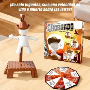 Ahorcado Cowboy Word Guessing Game Interactive Family Party Board Game Toy X260911
