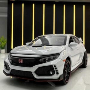 1/32 CIVIC TYPE R Automobile Model Alloy Die Cast Children's Toy Car With Base Collection Boys Birthday Gift X260826