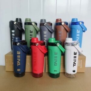 Water Bottle 20oz tumbler Stainless Designer Cup stainless steel insulated with handle sporty and stylish shaker cup large-capacity car water cup