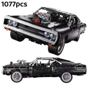 Technical Car Dodged Charger Racing Car Building Blocks Model Movie Fast And Furious Famous Vehicle 42111 Bricks Boy Toys Gifts Y251204