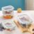 1Thickened Lunch Boxes 1/2/3 Grids Leak Proof Microwave Safe Food Crisper High Borosilicate Glass Bento Box With Lids Airtight Lunch Boxes L260919
