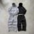 Harajuku embroidered zip gray hoodies tracksuit men sweatshirt sweatpants twopiece set jacket y2k streetwear mens clothes 250915