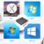 CD Player USB3.0 CD-ROM Player 2MB CD Reader with SD/TF Card External Drive for PC Windows XP/7/8/10 for MacBook Laptop Desktop