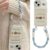 Three Bears Card Holder Apple 17 Pro Max Phone 12 Women 11 16 Creative Lanyard New Soft Case 15 Designer Phone Case