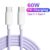 USB C Charger Cable PD 60W USB C to USB Type C 1M Cable Fast Charging Cord for iPhone 15 Pro Plus iPad MacBook Samsung Xiaomi