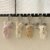 Plush Small Bear Pearl Chain Cute Doll Bag Charms Big Metal Bow Pendant Keychain Girl Heart Hanging Ornament Jewelry 26Y0723