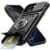 Case For iPhone 17 15 14 Pro Max 16 Plus Magnetic Rotated Ring Kickstand Heavy Duty Drop Protection Wallet Cover Funda Capa W260601