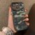 Comfortable Military green camouflage phone case suitable for Apple 15 Pro Max, iPhone 16 high-end 14 Pro, cool 17 creative design