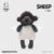 Cute Cartoon Curly Sheep Plush Toy Adorable Black-Faced Lamb Stuffed Ultra Soft Fluffy Wool Plushie Gift Kids Animal Love H260305