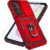 HD Screen Protector Slide Camera Cover Kickstand, 5G Military-Grade Phone Case for Samsung Galaxy A35 Red