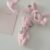 Cartoon Pink Rabbit with Heart Plush Dolls Keychain Pendant Fashion Coin Bag Ornaments Keyring for Keys Gift 26Y0717
