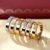 Classic Love Ring Fashion Signature Charm Ring with Diamond 18k Gold Ring Designer Jewelry for Women Gift Box Packaging