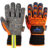 Portwest Aqua Seal Pro Waterproof Impact Resistant Gloves Orange / Blue L Pack of 1